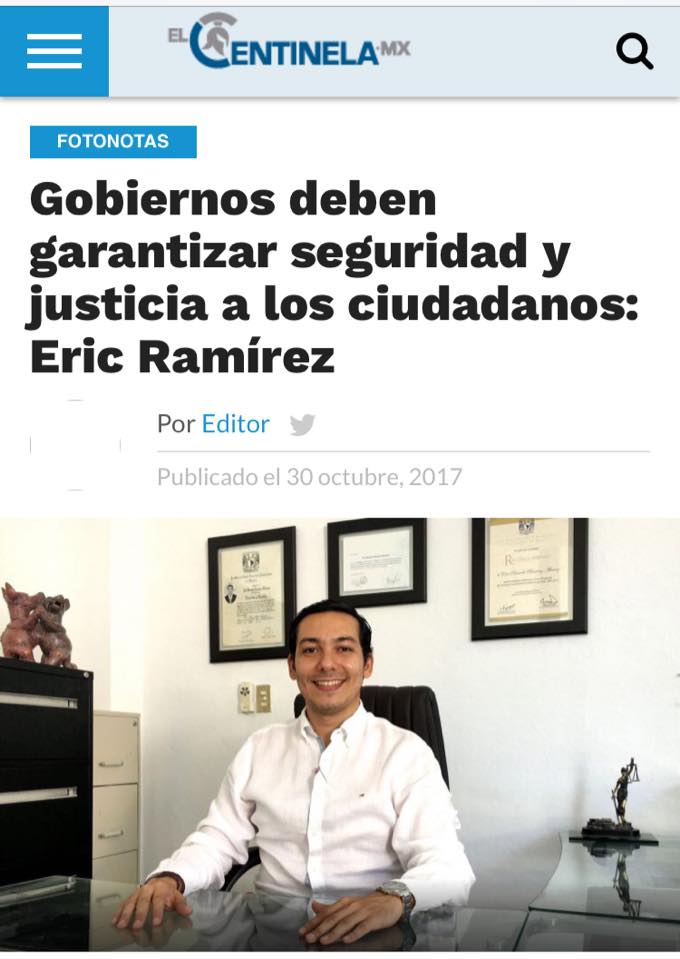 presencia en medios abogado para el centinela