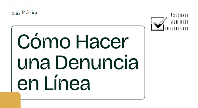 Presentar denuncia en línea denuncia en línea